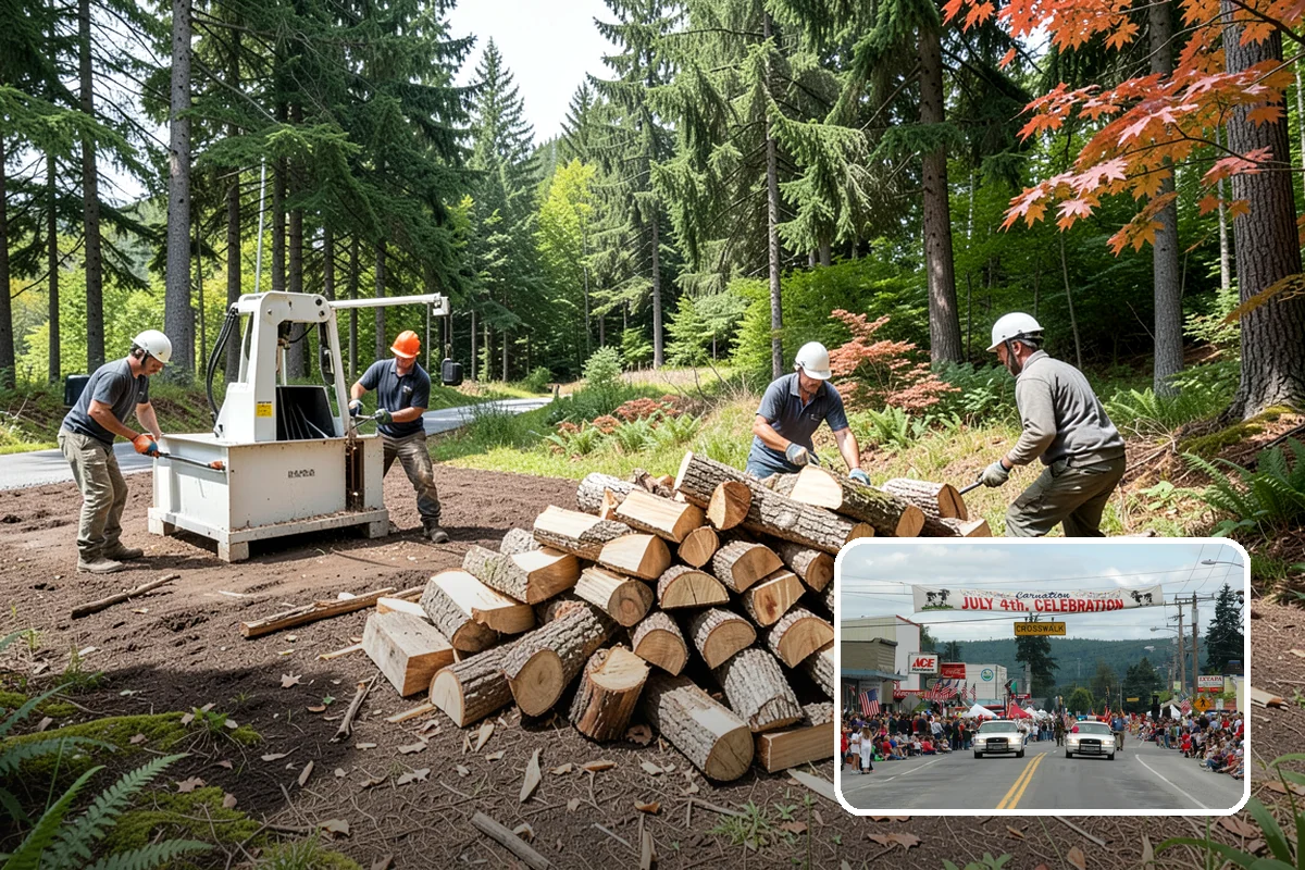 Half Cord Firewood in Carnation, King County, WA - Enough wood for consistent recreational fires