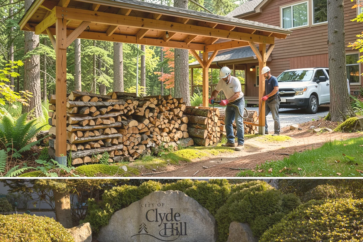Half Cord Firewood in Clyde Hill, King County, WA - Fall is the smart time to secure a half cord before winter demand and prices climb.