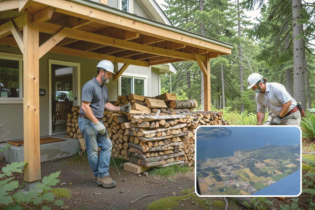 Half Cord Firewood in Coupeville, Island County, WA - Enough wood for consistent recreational fires