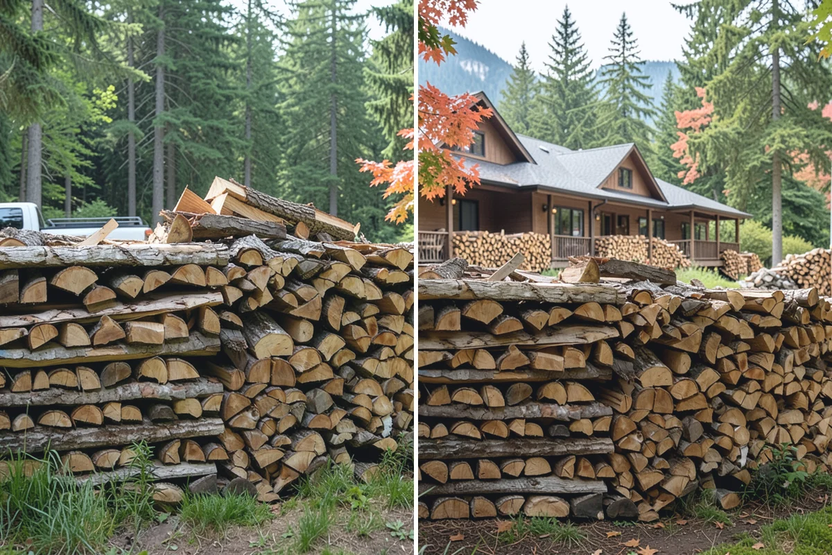 Half Cord Firewood in Coupeville, Island County, WA - Place your half-cord order with a preferred date