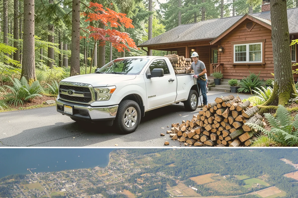 Half Cord Firewood in Coupeville, Island County, WA - Fall is the smart time to secure a half cord before winter demand and prices climb.