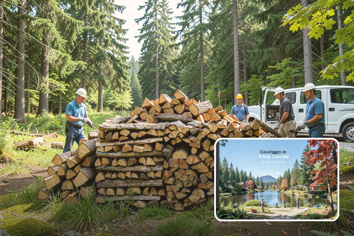 Half Cord Firewood in Covington, King County, WA - Enough wood for consistent recreational fires