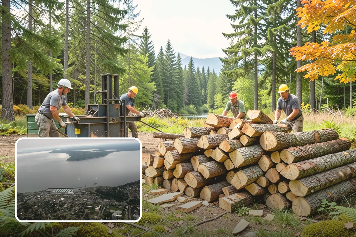 Half Cord Firewood in Des Moines, King County, WA - Enough wood for consistent recreational fires