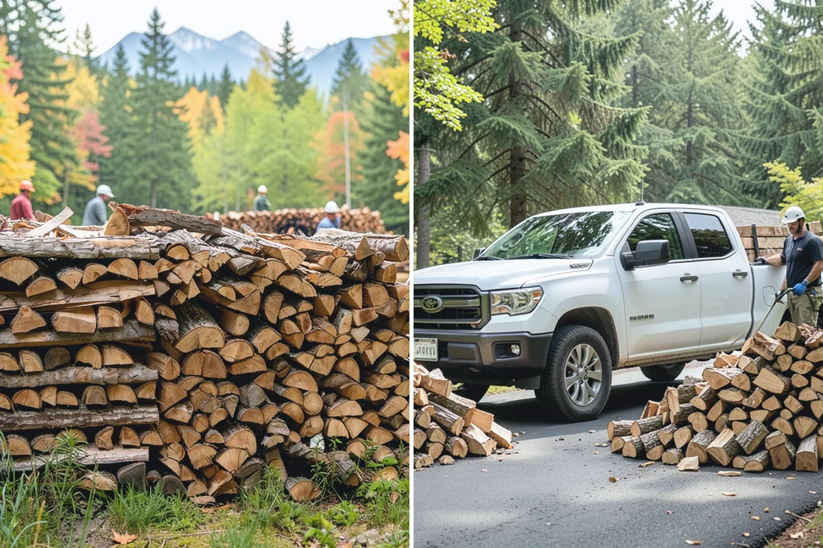 Half Cord Firewood in Des Moines, King County, WA - Place your half-cord order with a preferred date