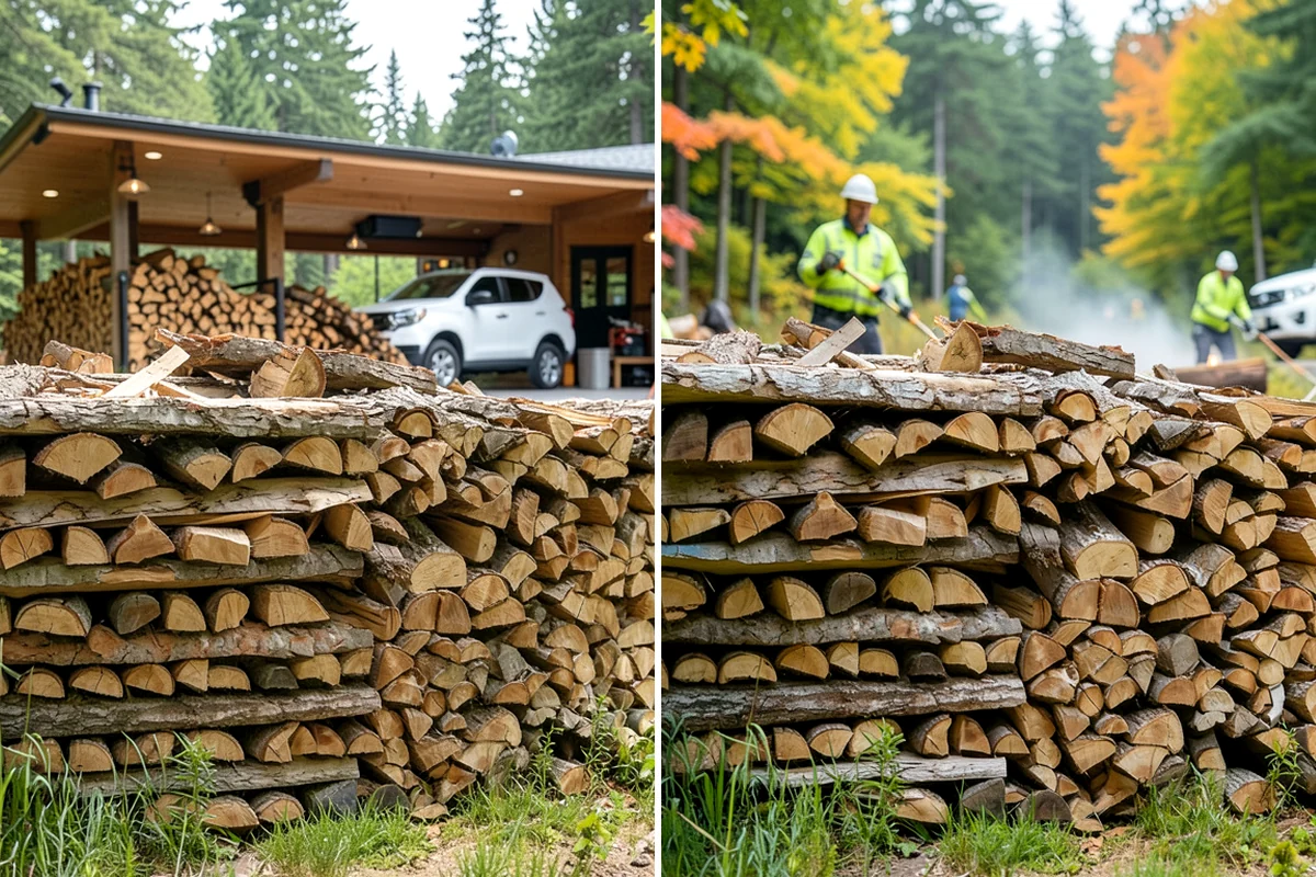 Half Cord Firewood in DuPont, Pierce County, WA - Place your half-cord order with a preferred date