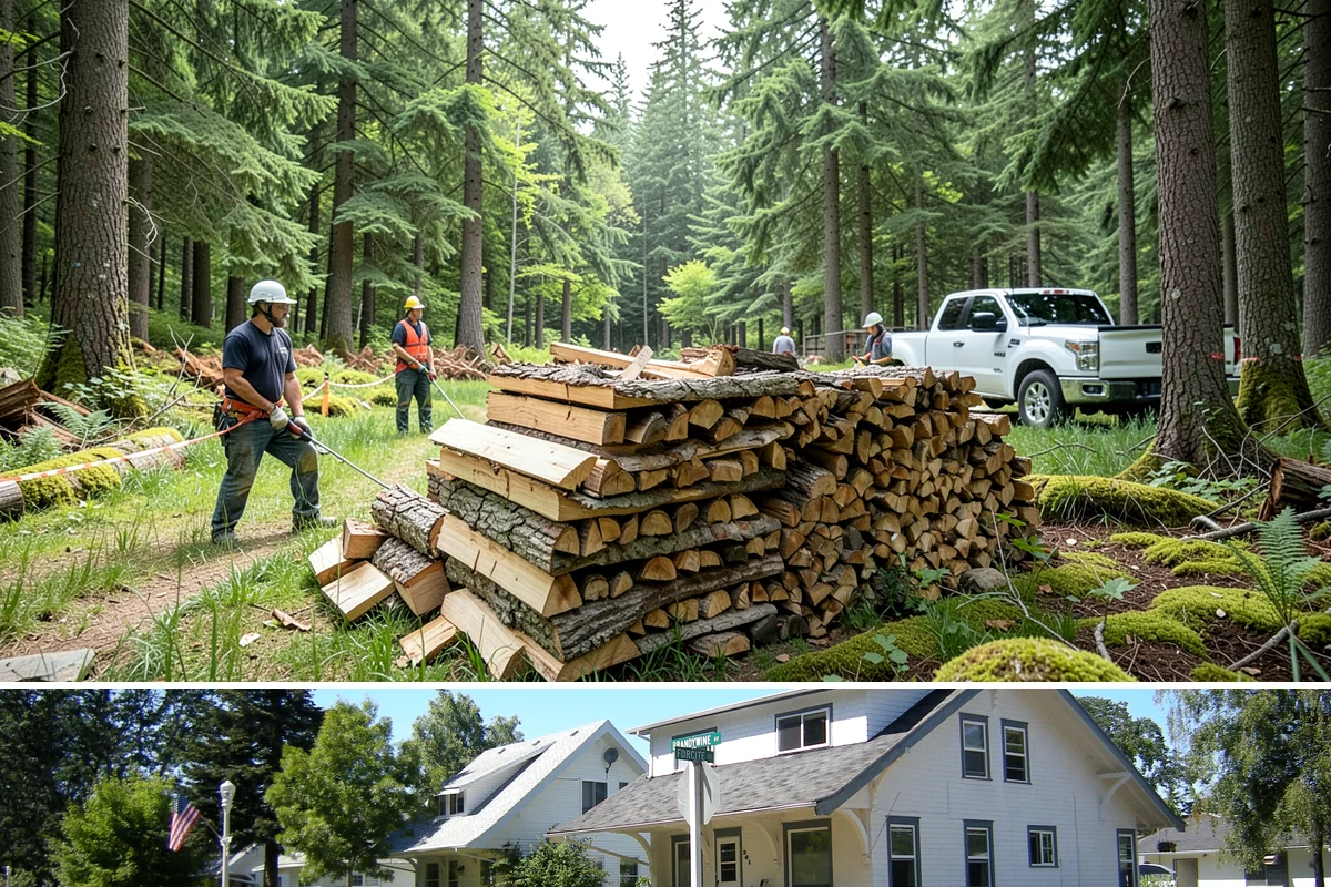 Half Cord Firewood in DuPont, Pierce County, WA - Fall is the smart time to secure a half cord before winter demand and prices climb.