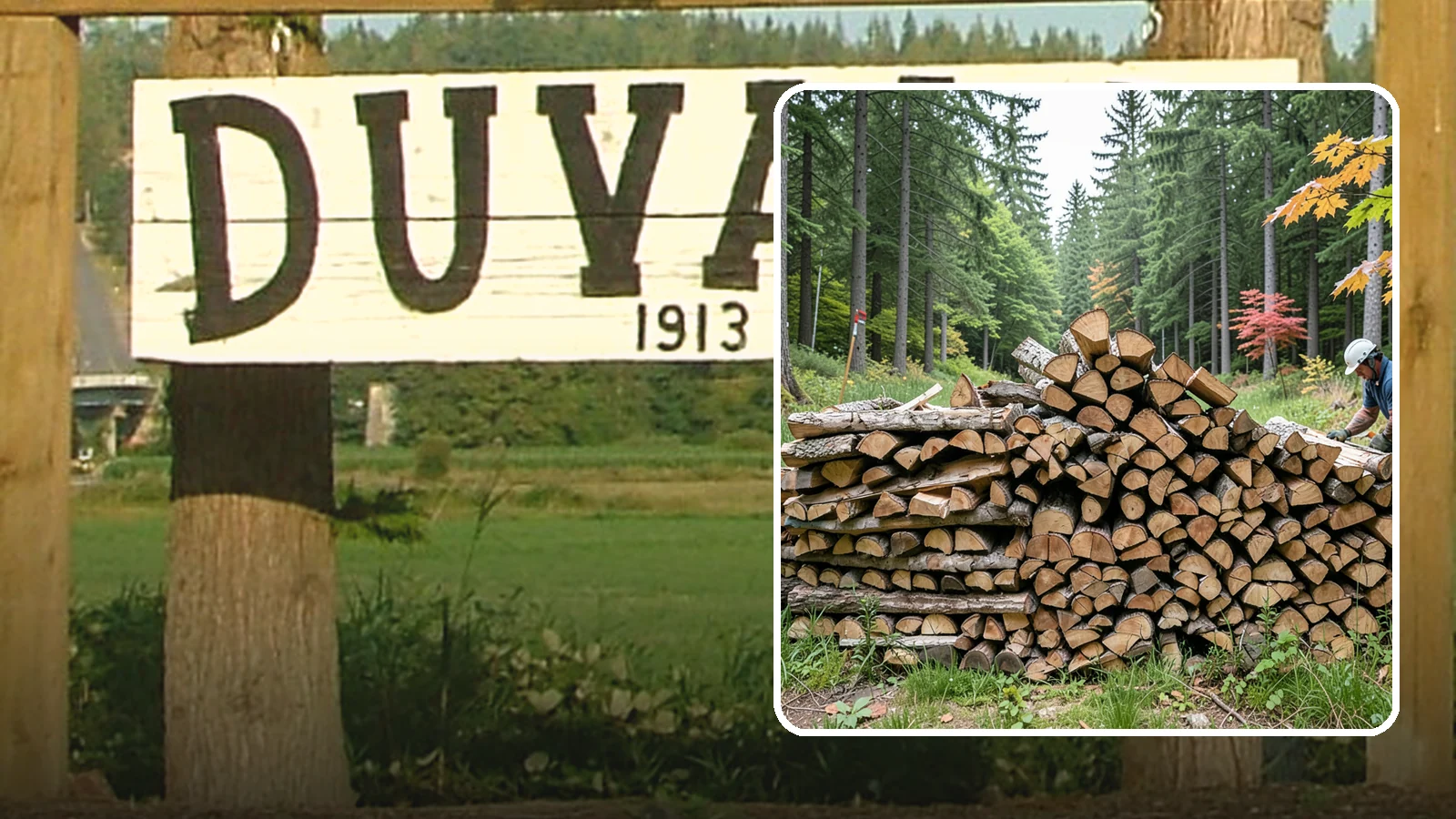 Half Cord Firewood in Duvall, King County, WA - A half cord of seasoned firewood, a balanced supply for regular weekend and evening fires.