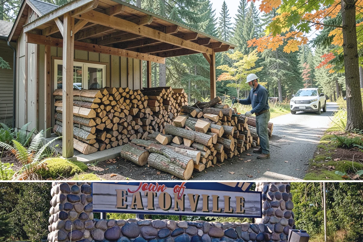 Half Cord Firewood in Eatonville, WA - Fall is the smart time to secure a half cord before winter demand and prices climb.