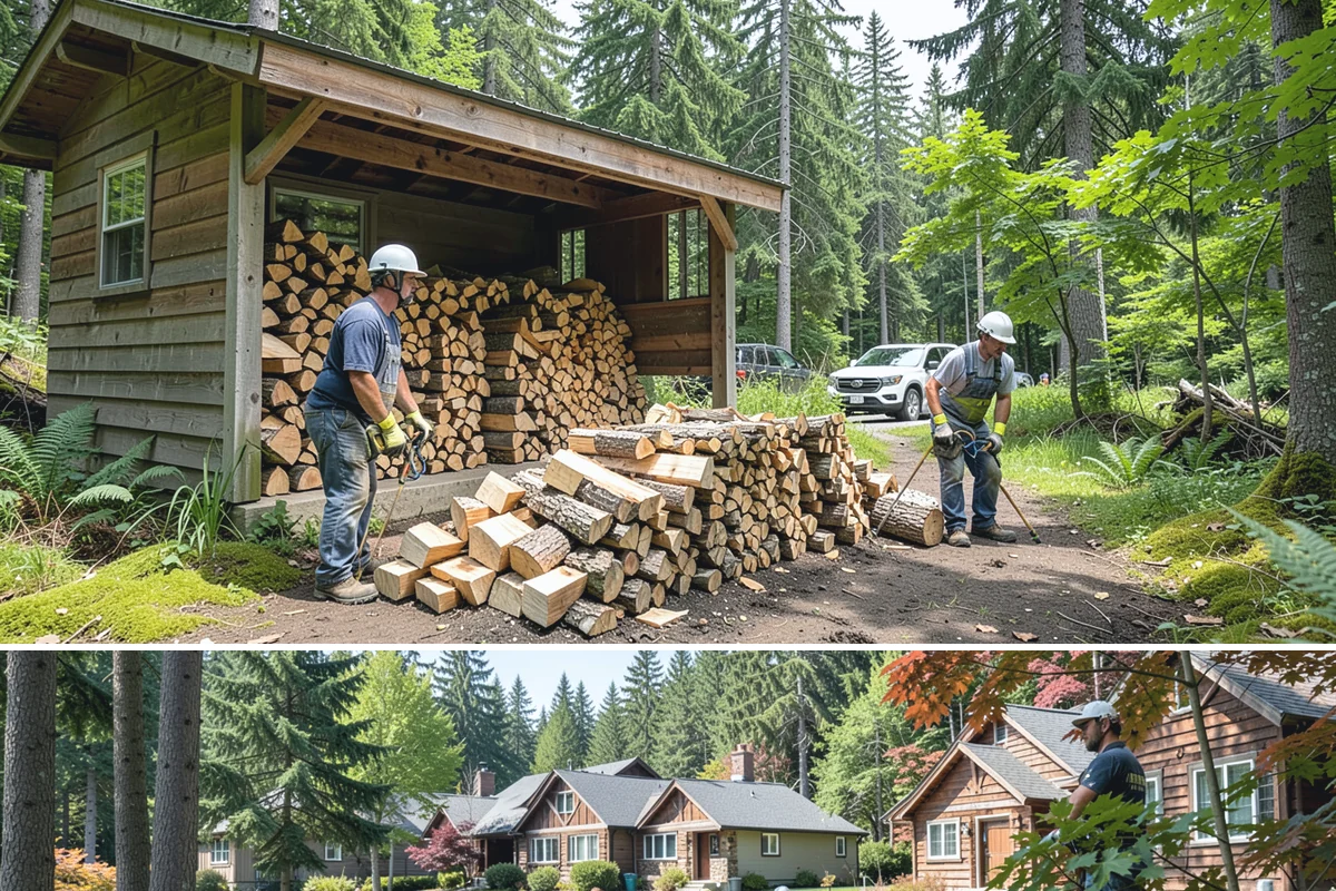 Half Cord Firewood in Edgewood, WA - Fall is the smart time to secure a half cord before winter demand and prices climb.