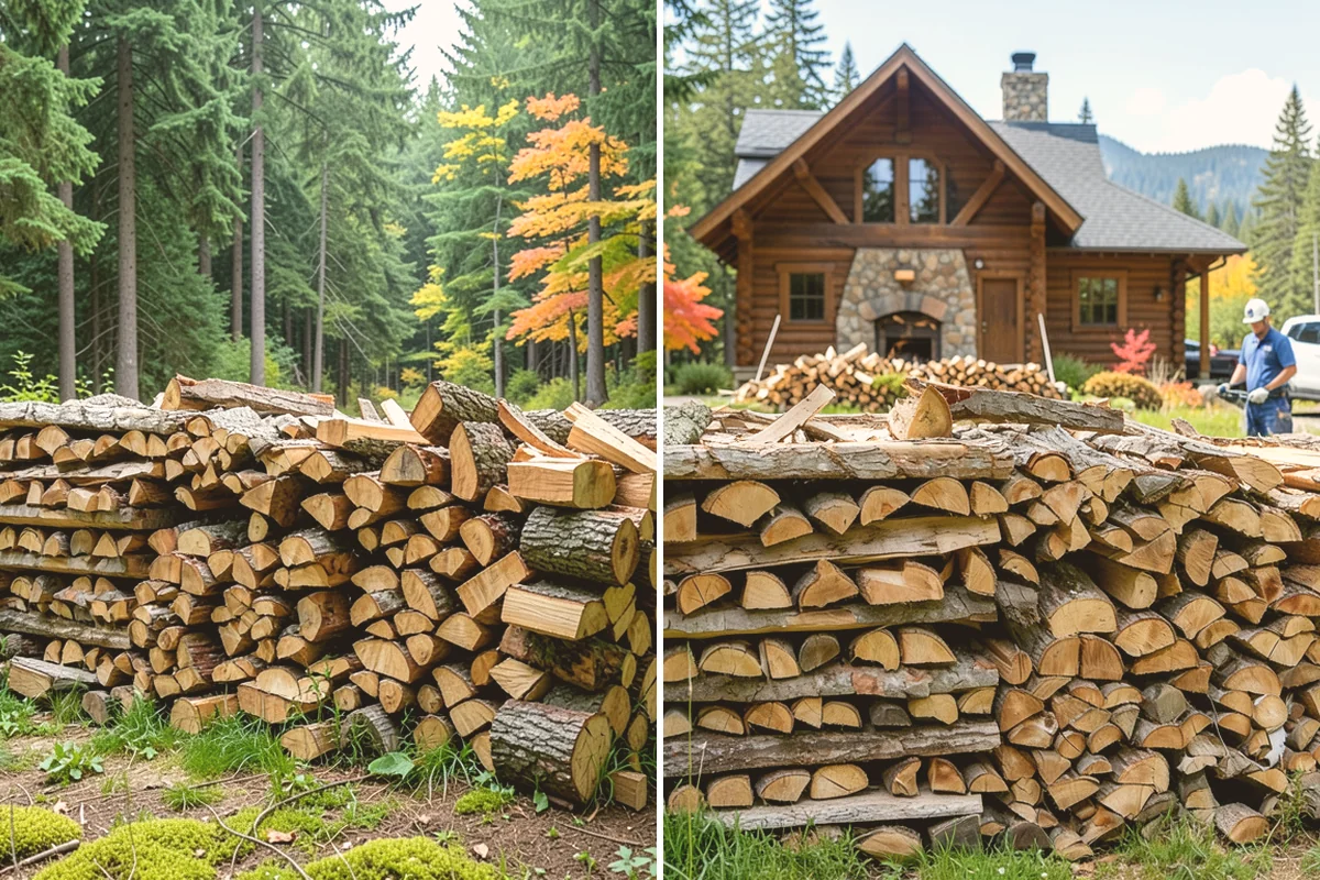 Half Cord Firewood in Edmonds, Snohomish County, WA - Place your half-cord order with a preferred date