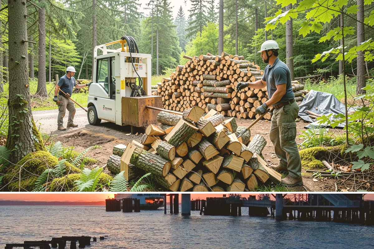 Half Cord Firewood in Edmonds, Snohomish County, WA - Fall is the smart time to secure a half cord before winter demand and prices climb.