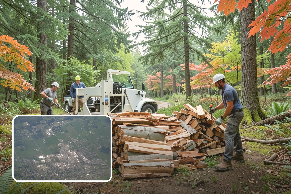 Half Cord Firewood in Enumclaw, King County, WA - Enough wood for consistent recreational fires