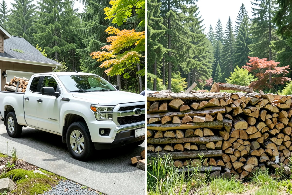 Half Cord Firewood in Everett, Snohomish County, WA - Place your half-cord order with a preferred date