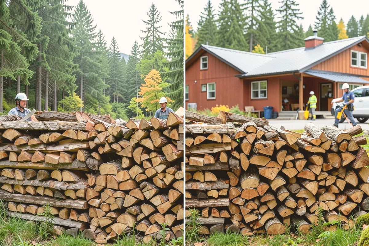Half Cord Firewood in Fife, Pierce County, WA - Place your half-cord order with a preferred date