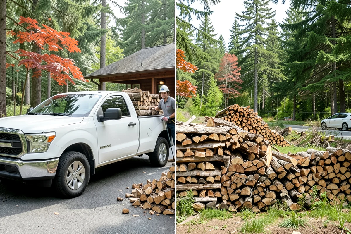 Half Cord Firewood in Gig Harbor, Pierce County, WA - Place your half-cord order with a preferred date