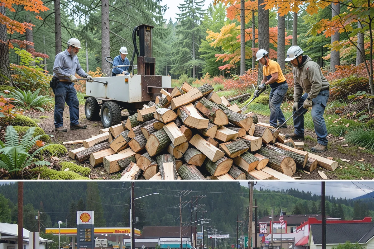 Half Cord Firewood in Granite Falls, Snohomish County, WA - Fall is the smart time to secure a half cord before winter demand and prices climb.