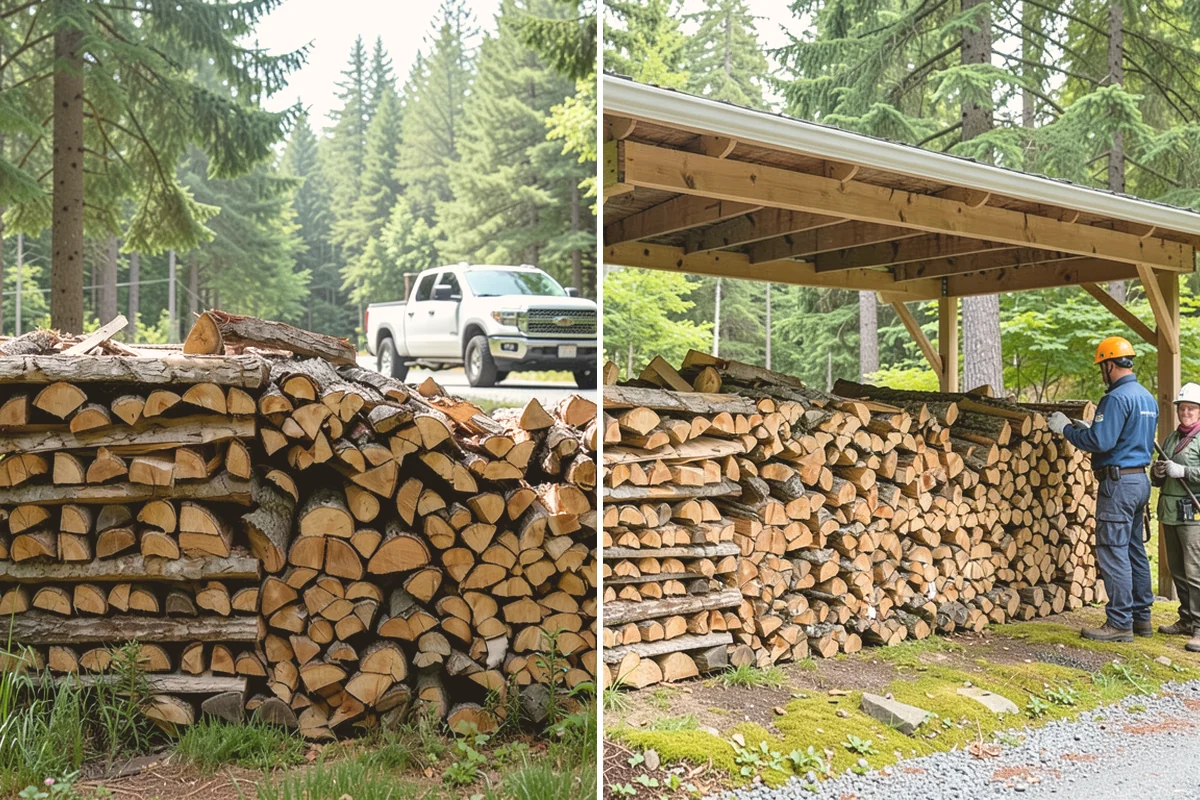 Half Cord Firewood in Index, Snohomish County, WA - Place your half-cord order with a preferred date