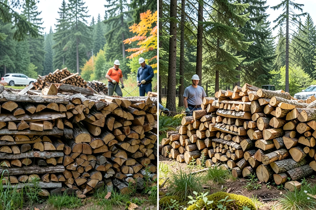 Half Cord Firewood in Kenmore, King County, WA - Place your half-cord order with a preferred date