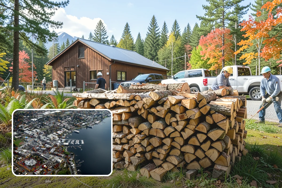 Half Cord Firewood in Kirkland, King County, WA - Enough wood for consistent recreational fires
