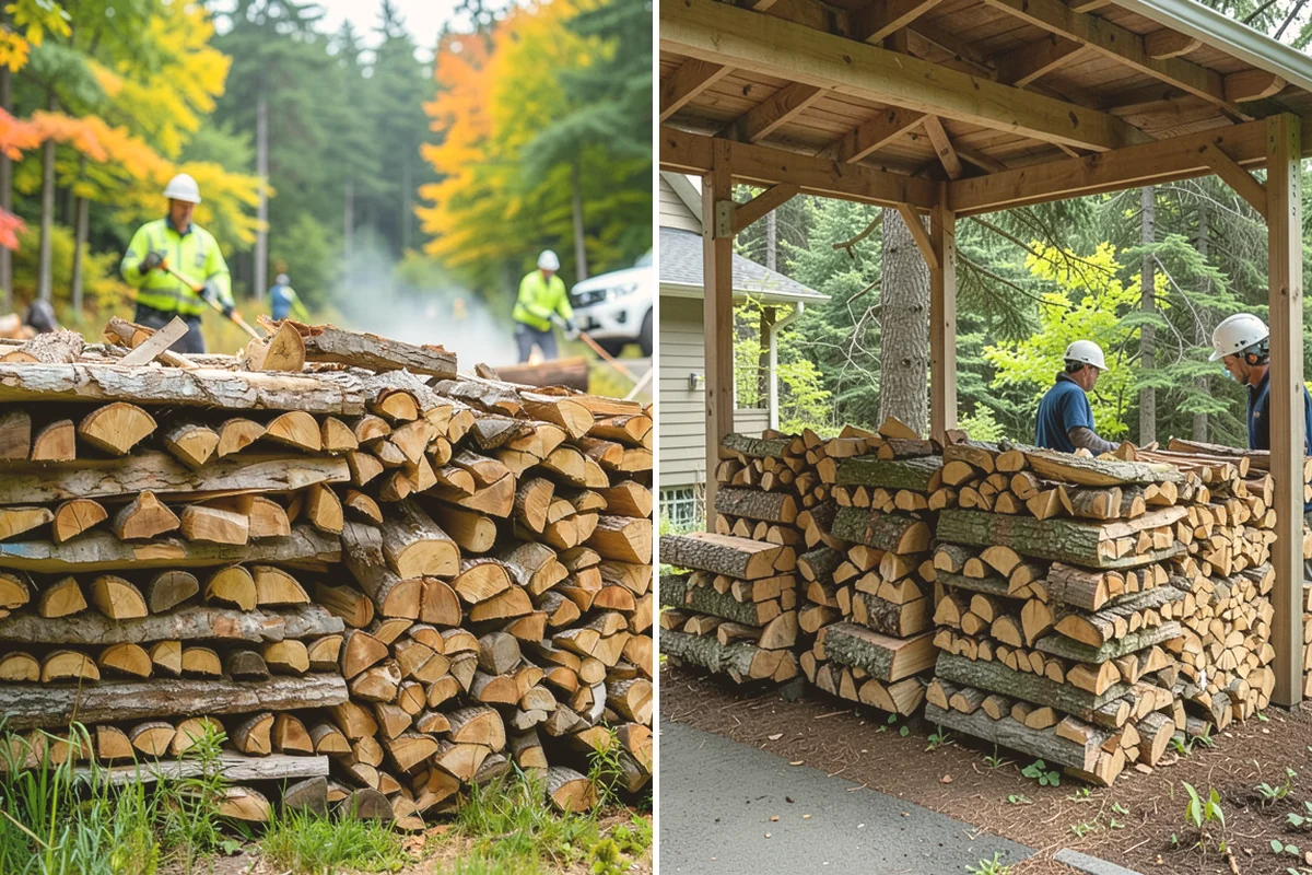Half Cord Firewood in Kirkland, King County, WA - Place your half-cord order with a preferred date