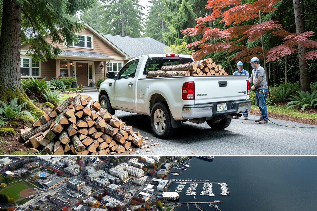 Half Cord Firewood in Kirkland, King County, WA - Fall is the smart time to secure a half cord before winter demand and prices climb.