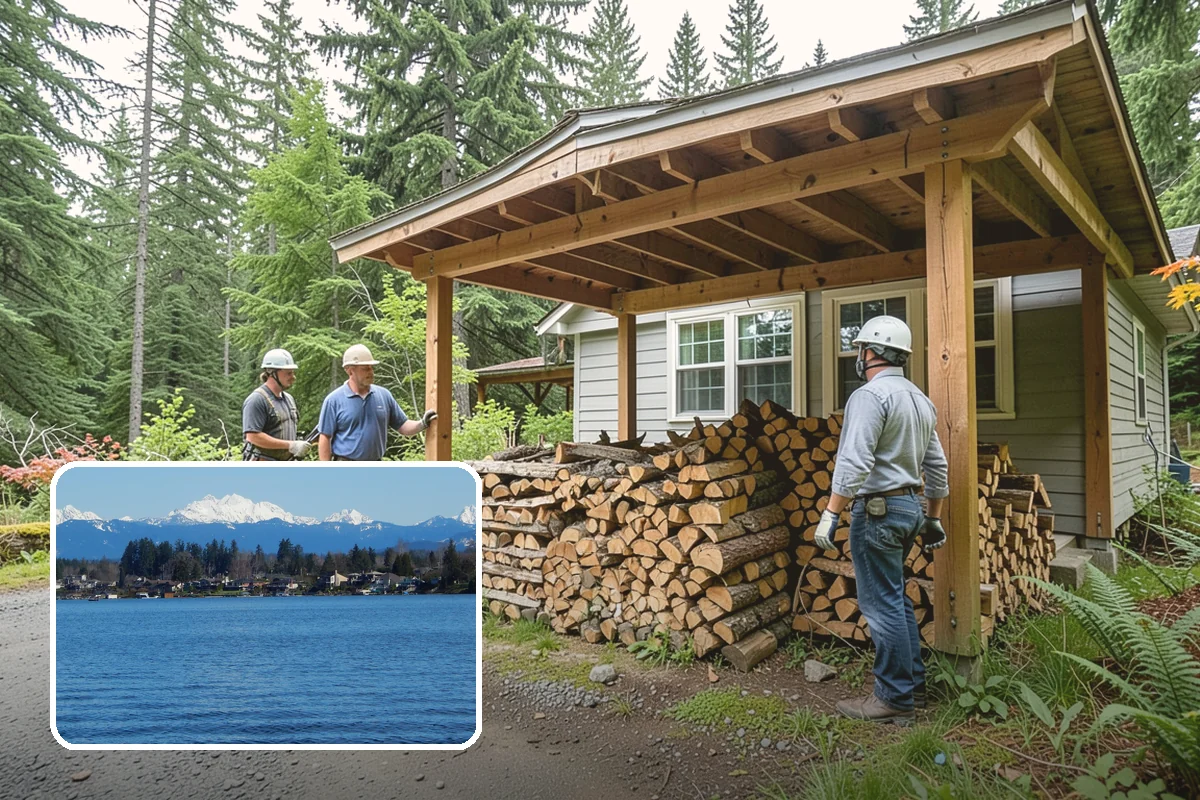 Half Cord Firewood in Lake Stevens, Snohomish County, WA - Enough wood for consistent recreational fires