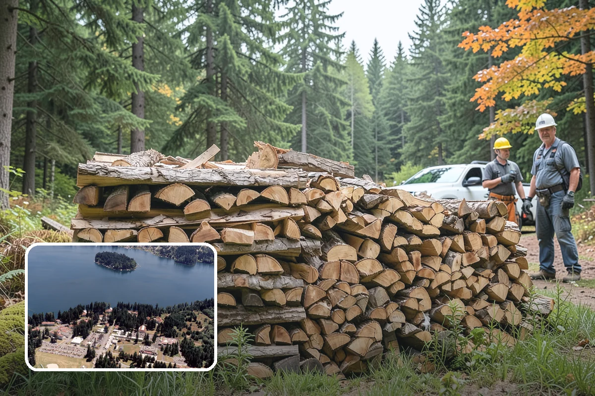 Half Cord Firewood in Lakewood, Pierce County, WA - Enough wood for consistent recreational fires
