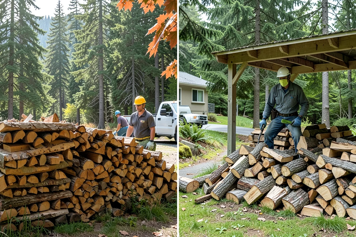 Half Cord Firewood in Lakewood, Pierce County, WA - Place your half-cord order with a preferred date