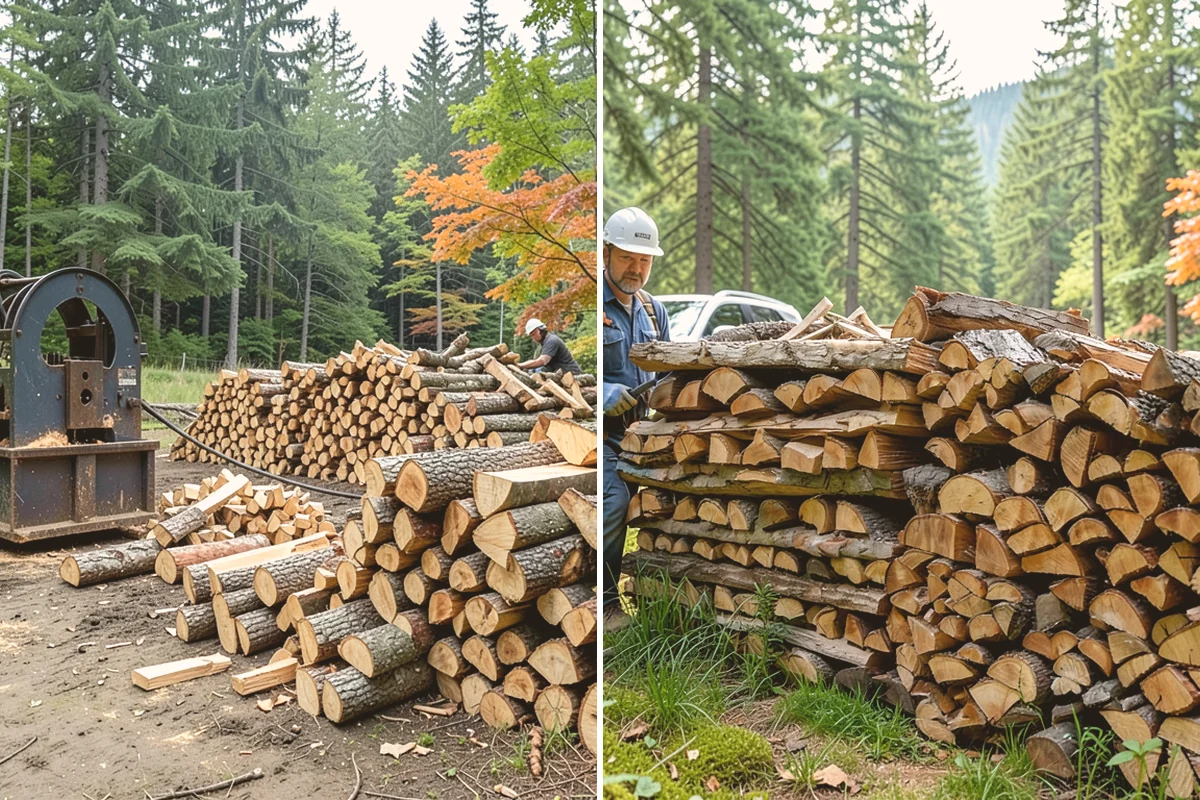 Half Cord Firewood in Langley, Island County, WA - Place your half-cord order with a preferred date