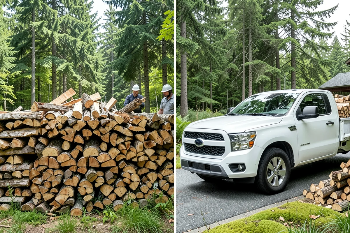 Half Cord Firewood in Lyman, WA - Place your half-cord order with a preferred date