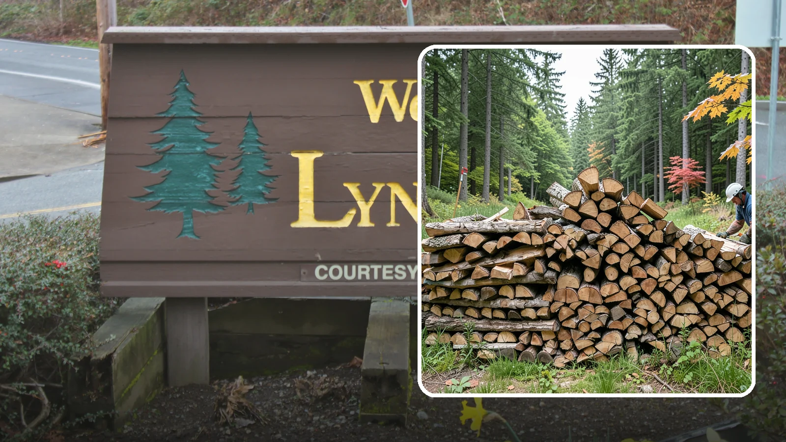 Half Cord Firewood in Lynnwood, Snohomish County, WA - A half cord of seasoned firewood, a balanced supply for regular weekend and evening fires.