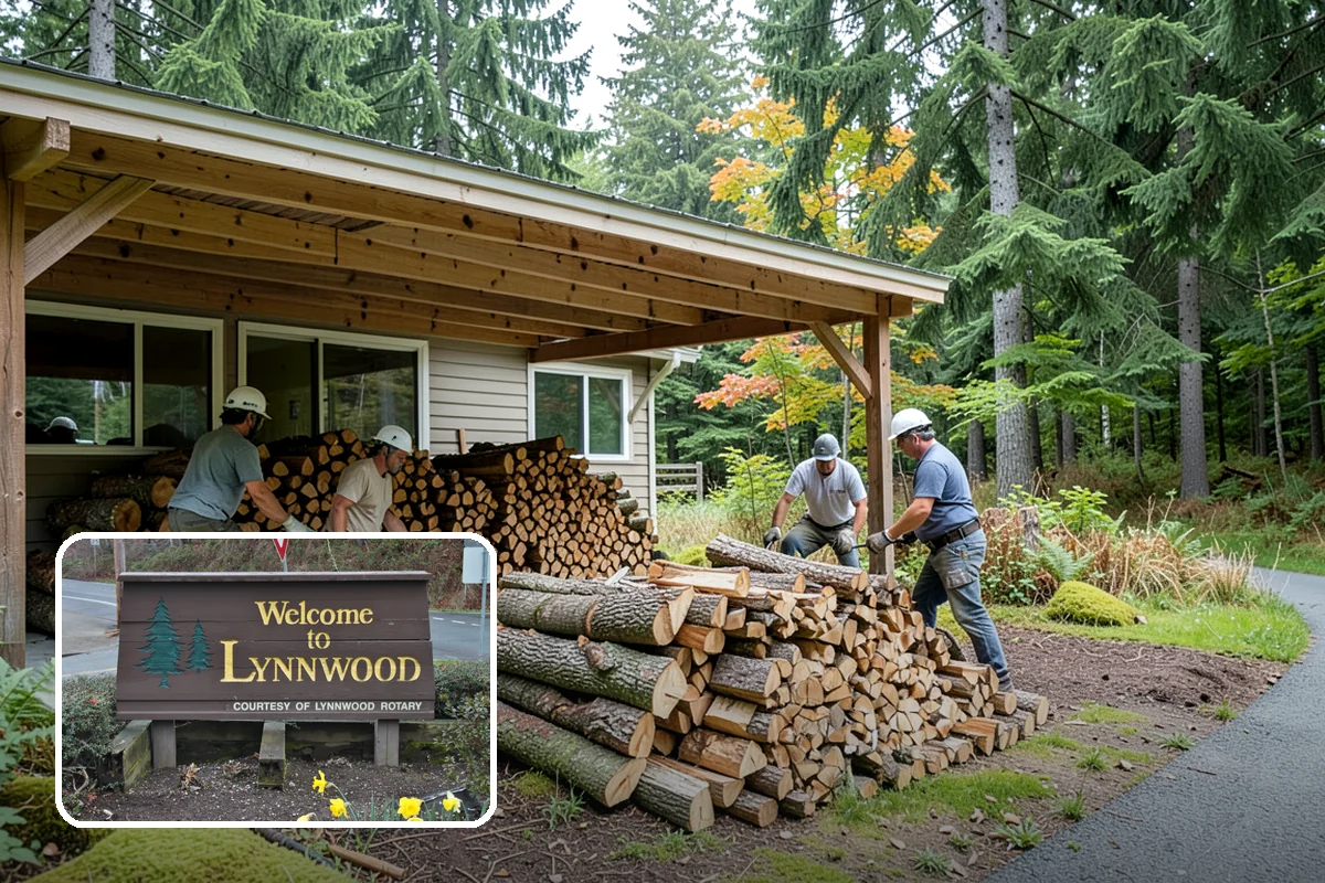 Half Cord Firewood in Lynnwood, Snohomish County, WA - Enough wood for consistent recreational fires