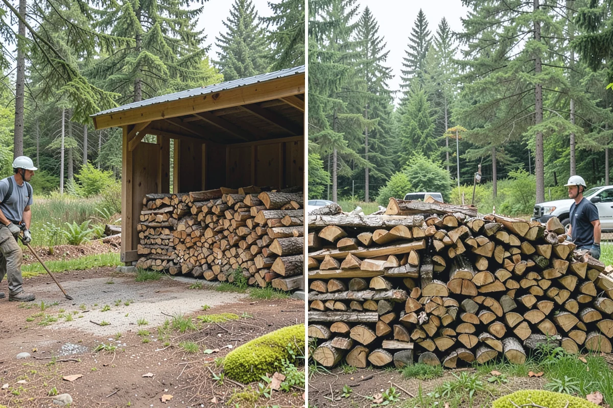 Half Cord Firewood in Marysville, Snohomish County, WA - Place your half-cord order with a preferred date