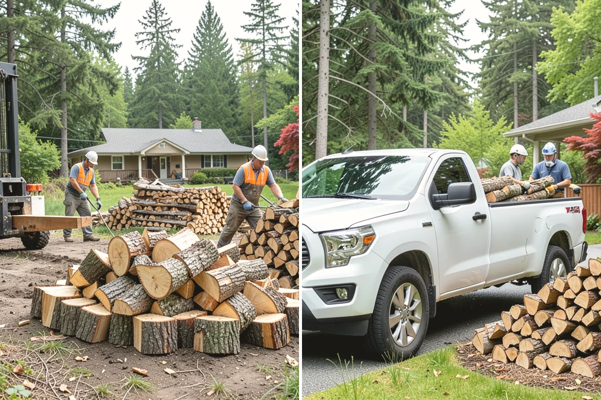 Half Cord Firewood in Mercer Island, King County, WA - Place your half-cord order with a preferred date