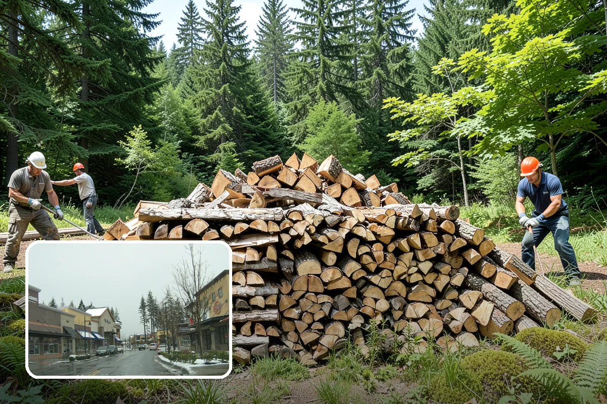 Half Cord Firewood in Mill Creek, Snohomish County, WA - Enough wood for consistent recreational fires