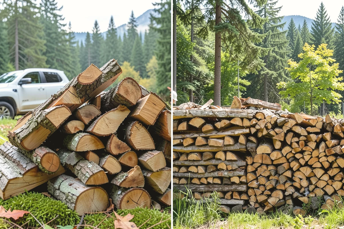 Half Cord Firewood in Mill Creek, Snohomish County, WA - Place your half-cord order with a preferred date
