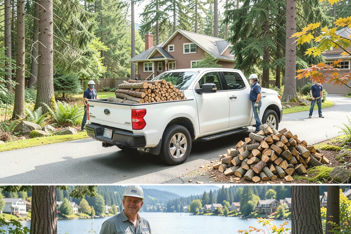 Half Cord Firewood in Milton, King County, WA - Fall is the smart time to secure a half cord before winter demand and prices climb.