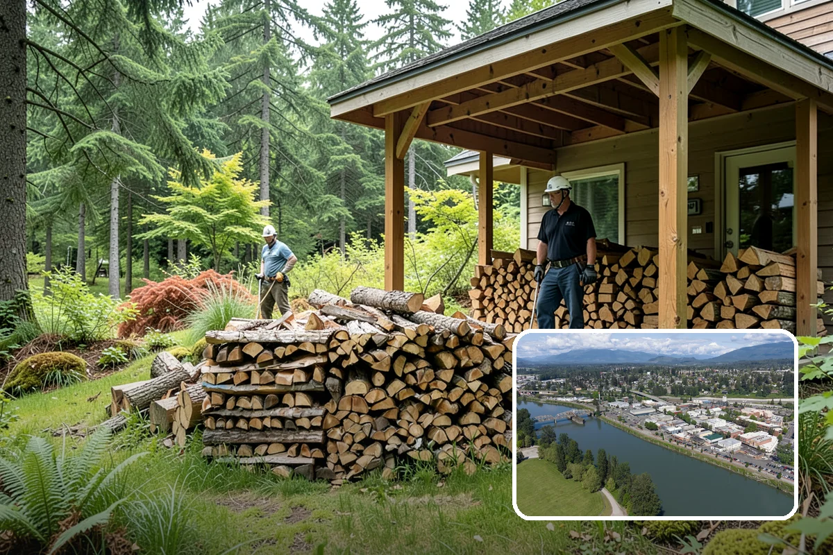 Half Cord Firewood in Mount Vernon, Skagit County, WA - Enough wood for consistent recreational fires