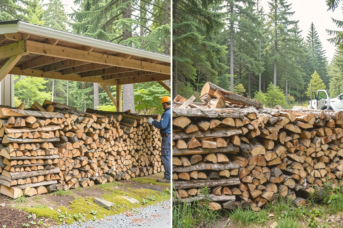 Half Cord Firewood in Mount Vernon, Skagit County, WA - Place your half-cord order with a preferred date