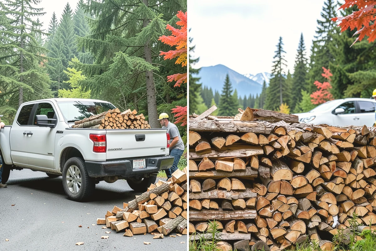 Half Cord Firewood in Mountlake Terrace, WA - Place your half-cord order with a preferred date