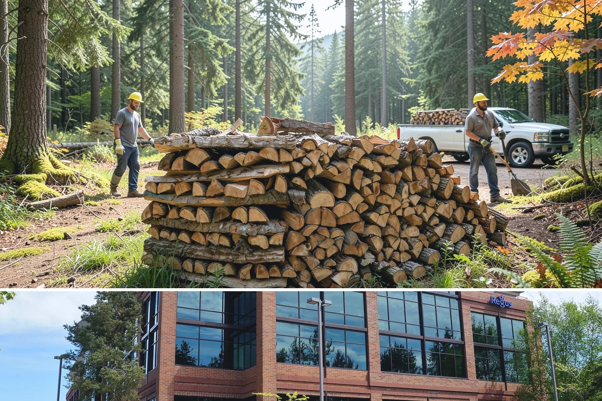 Half Cord Firewood in Mountlake Terrace, WA - Fall is the smart time to secure a half cord before winter demand and prices climb.