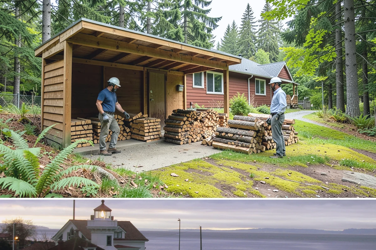 Half Cord Firewood in Mukilteo, Snohomish County, WA - Fall is the smart time to secure a half cord before winter demand and prices climb.