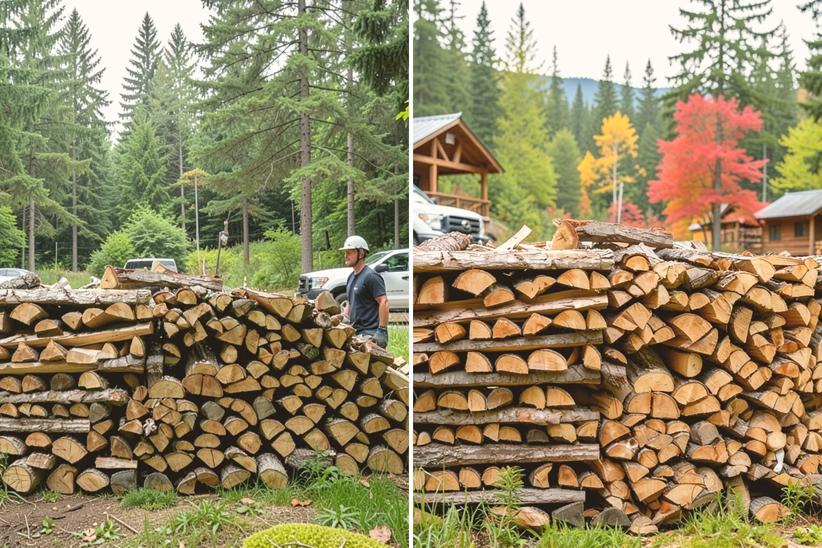 Half Cord Firewood in Newcastle, King County, WA - Place your half-cord order with a preferred date