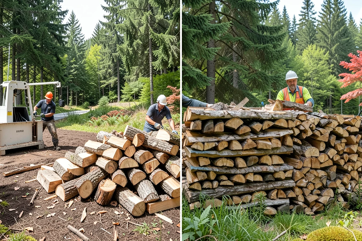 Half Cord Firewood in Normandy Park, King County, WA - Place your half-cord order with a preferred date