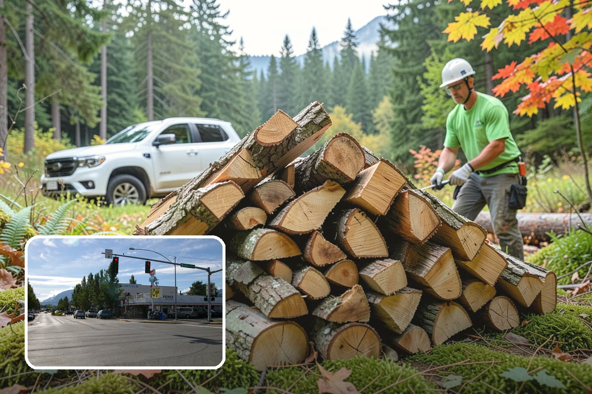 Half Cord Firewood in North Bend, King County, WA - Enough wood for consistent recreational fires