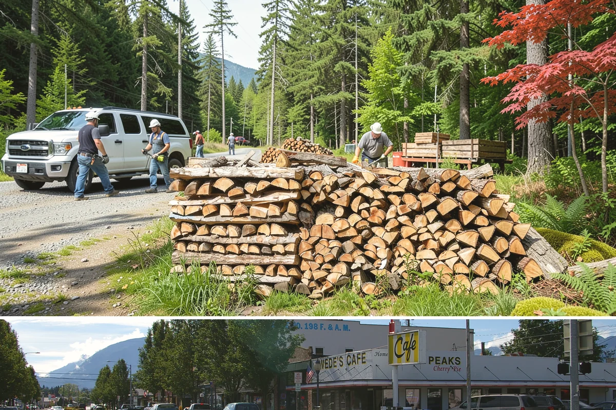 Half Cord Firewood in North Bend, King County, WA - Fall is the smart time to secure a half cord before winter demand and prices climb.