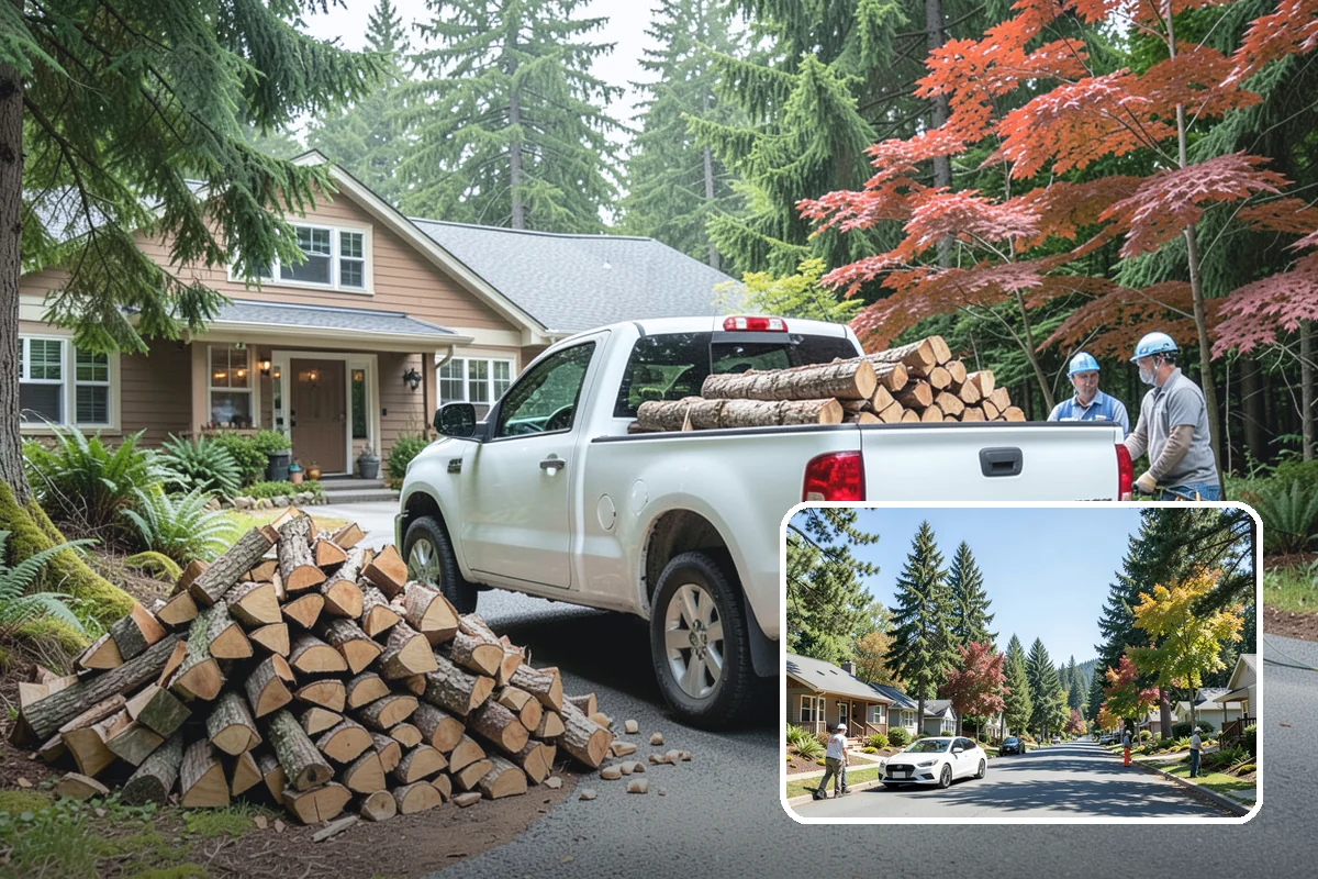 Half Cord Firewood in Orting, Pierce County, WA - Enough wood for consistent recreational fires