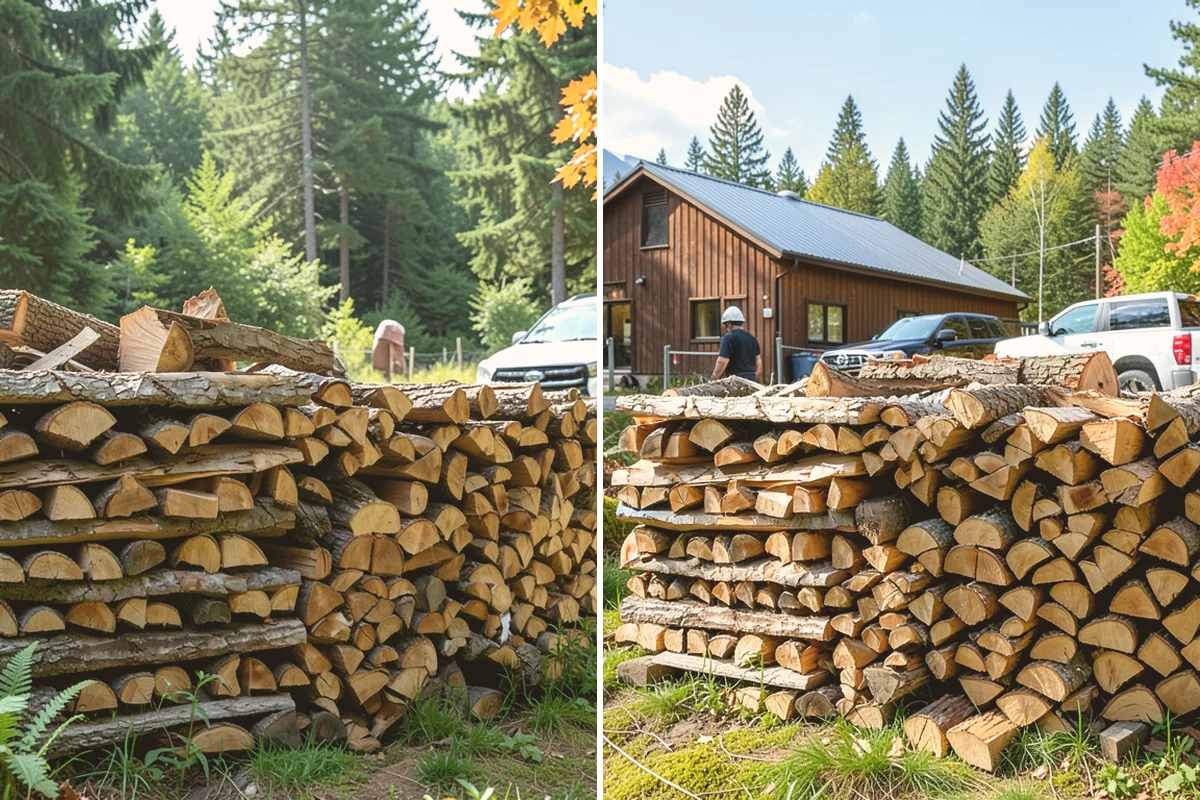 Half Cord Firewood in Orting, Pierce County, WA - Place your half-cord order with a preferred date