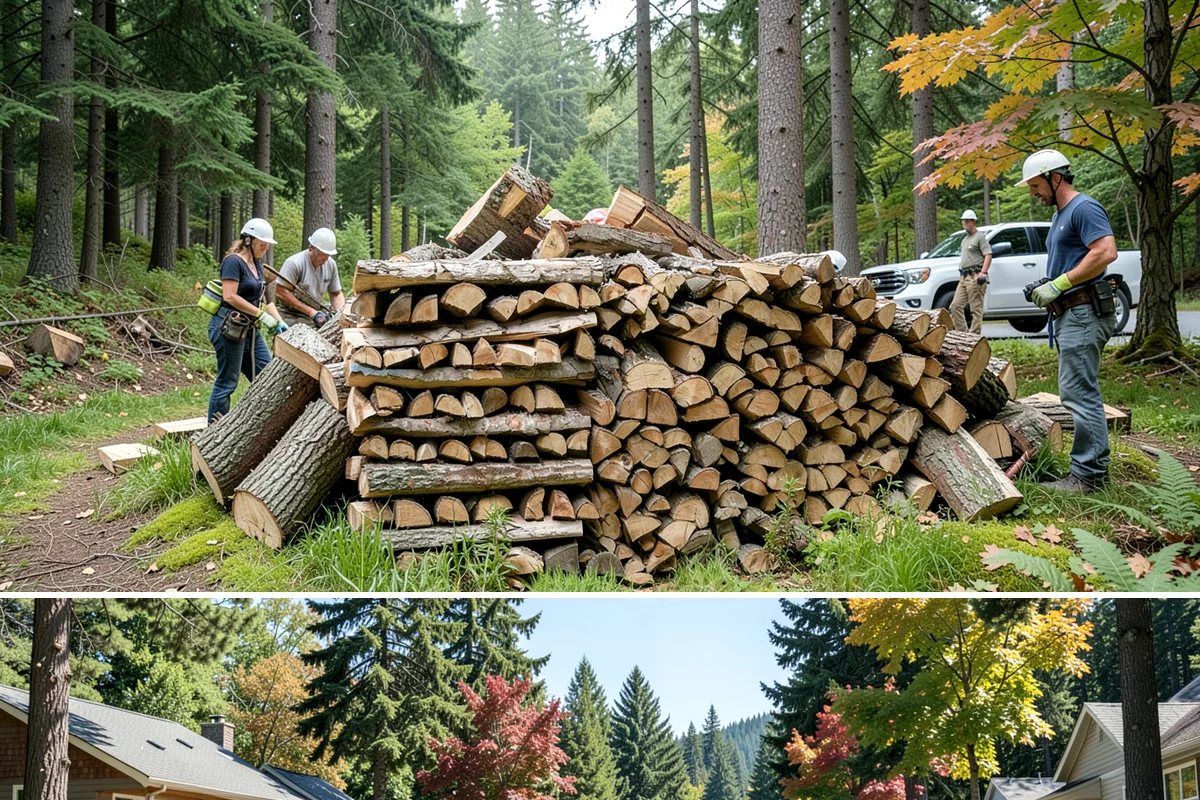 Half Cord Firewood in Orting, Pierce County, WA - Fall is the smart time to secure a half cord before winter demand and prices climb.
