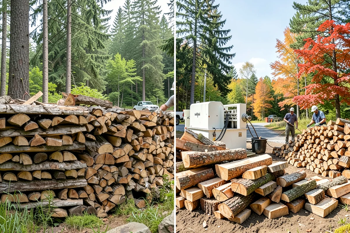 Half Cord Firewood in Pacific, King County, WA - Place your half-cord order with a preferred date